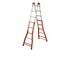 Gierre Escalera Telescópico Multiuso Peppina Mediano 4+ 4 Pasos Capacidad 100KG
