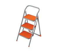 Gierre Taburete Desmontable peldaño Ancho de Acero Lacado. ampia Superfice los peldaños cm 38 x 26. Conforme Alle Norme vigenti. Alcance kg. 150.