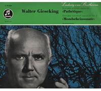 Gieseking - Beethoven Klaviersonate Nr. 8 ( Pathetique ), und Nr.14 ( Mondschein ). Walter Gieseking. Klavier. Vinyl LP Columbia 33 WCX 1073 [Vinyl] Beethoven and Gieseking
