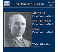 Gieseking - Great Pianists: Walter Gieseking spielt Klavierkonzerte von Mozart, Beethoven, Liszt (Aufn. 1932 - 1937)