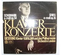 Gieseking, Karajan und das Philh Orch London - Schumann, Grig - Klavierkonzerte