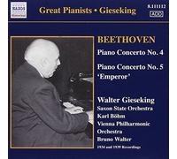 Gieseking Plays Beethoven: Piano Concerto Nos. 4 & 5 (2006-09-28)