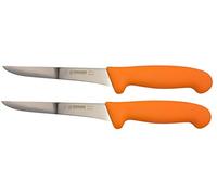 Giesser Messer 2 cuchillos de deshuesar de 16 cm, color amarillo