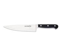 Giesser since 1776 - Made in Germany - Cuchillo de cocinero forjado, negro, Skyline Black, 18 cm, cuchillo de cocina remachado, inoxidable, apto para el lavavajillas