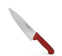 Giesser since 1776 - Made in Germany - Cuchillo de cocinero, rojo, Basic Red, hoja de 20 cm, con mango antideslizante, cuchillo de cocina apto para el lavavajillas, inoxidable