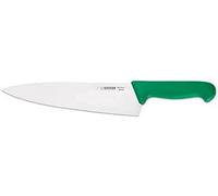 Giesser since 1776 - Made in Germany - Cuchillo de cocinero, verde, Basic Green, hoja 22 cm, con mango antideslizante, cuchillo de cocina afilado apto para el lavavajillas, inoxidable