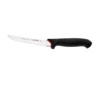 Giesser since 1776 - Made in Germany - Cuchillo deshuesado con mango antideslizante PrimeLine, hoja curva de 15 cm, negro, cuchillo de carnicero afilado apto para el lavavajillas, inoxidable