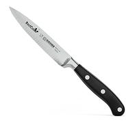 Giesser since 1776 - Made in Germany - Cuchillo Mondador afilado forjado de 10 cm BestCut, resistente al calor, negro, cuchillo alemán apto para el lavavajillas, inoxidable