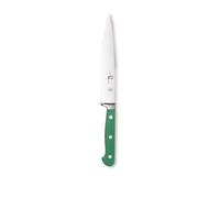 Giesser since 1776 - Made in Germany - Cuchillo para trinchar forjado, verde, Skyline Green, 18 cm, cuchillo jamonero remachado, inoxidable, apto para lavavajillas