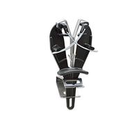 Giesser since 1776 - Made in Germany - Sharp easy, Afilador de cuchillos, con soporte, doble función, negro, 9980 s