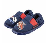 Giesswein Zapatillas de casa para niños - Zapatillas de casa niño de algodón suave, azul oscuro