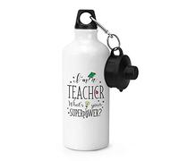 Gift Base i ' M a Profesor What's Your Superpower Botella Deportes