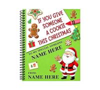 Gift Card Book For Christmas - Spiral Holiday Greetings Message Album