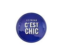 Gift Company Love Trays - Bandeja decorativa, L, diseño Le Freak C'est chic, redondo, azul oscuro, 31 x 1 x 31 cm