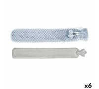 Gift Decor Bolsa de Agua Caliente Azul Plástico 2 L (6 Unidades)