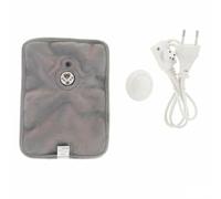 Gift Decor Bolsa de Agua Caliente Eléctrica Manos Gris Plástico 380 W Terciopelo (12 Unidades)