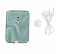 Gift Decor Bolsa de Agua Caliente Eléctrica Manos Verde Plástico 380 W Terciopelo (12 Unidades)