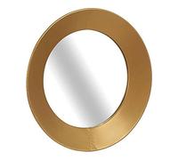 Gift Decor Espejo de Pared Cristal Dorado Metal (7,5 x 60 x 60 cm)