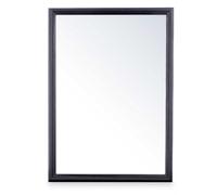 Gift Decor Espejo de Pared Madera Negro 50 x 70 x 50 cm