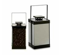 Gift Decor Farol LED Negro Espejo (4 Unidades)