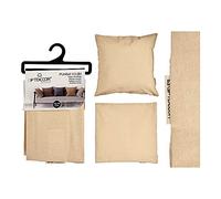 Gift Decor Funda de cojín Crema Beige 45 x 0,5 x 45 cm 60 x 0,5 x 60 cm