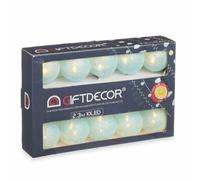 Gift Decor Guirnalda de Luces LED Bola Azul 2,3 m (12 Unidades)