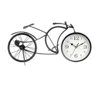 Gift Decor Reloj de Mesa Bicicleta Negro Metal 40 x 19,5 x 7 cm (4 Unidades)