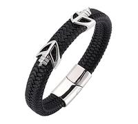 Gift for Men Bracelets Bracelets Arrow Bangles Men's Wrist Chain Stainless Steel with Magnetic Clasp Length 18.5 cm, Faux, Without Zirconia
