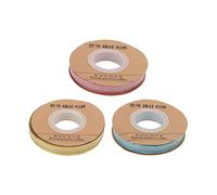 Gift Glitter Ribbon 3 Rolls 150 Yards Golden Glitter Christmas Metallic Ribbons for Gift Packaging Hair Decoration Polyester Material Pink Blue Yellow