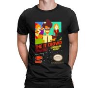 Gift Idea Clothes The It Crowd NES 8 bit Game T-Shirts Nerds Men T Shirt Funny Geek Computer Tech TV Show Best Vintage tee Shirt