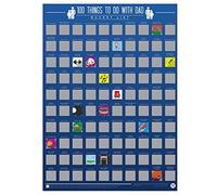 Gift Republic 100 Things To Do With Dad Bucket List - Póster para rascar, multicolor