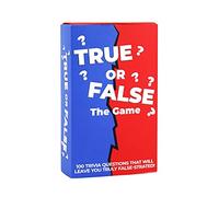 Gift Republic Juego de Cartas True Or False Trivia 100 Preguntas