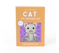 Gift Republic Kit de ganchillo de gato Kawaii, Kit de Amigurumi, juego de manualidades para crear tu propio gatito lindo, regalo ideal para adolescentes y adultos, idea de regalo de ganchillo