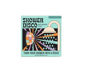 Gift Republic Luz de discoteca para ducha, iluminación LED impermeable para baño, recargable por USB, divertida y fácil de usar, accesorio de succión único