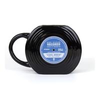 Gift Republic- Taza con Forma de Disco de Vinilo, Multicolor, 1 Count (Pack of 1) (GR452014)