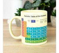 Gift Republic Taza de mesa periódica Heat Reveal - Taza de café/té científico que cambia de color para entusiastas de la química - Regalo divertido y educativo - Taza de 350 ml