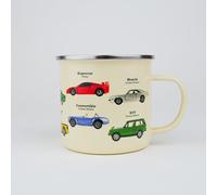 Gift Republic - Taza esmaltada para coche - Taza de camping