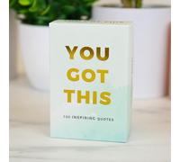 Gift Republic- You Got This Cards Trivia, Estampado de Letras, Multicolor, 7 x 11 x 4 Centimeters (GR490042)
