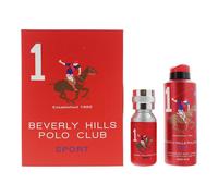 Gift set beverly hills polo club: 1982 - sport 1, eau de toilette, for
