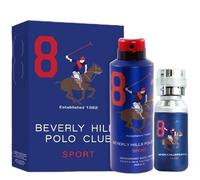 Gift set beverly hills polo club: 1982 - sport 8, eau de toilette, for