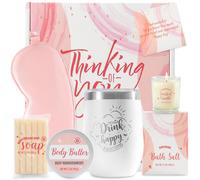 Gift Set for Women Spa Gifts for Women, Sister, Best Friends | Birthday Gifts for Women | Rose Bath and Body Gifts Set for Women 6pcs Valentine's Day