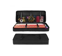 Gift Wrap Storage Bag 82 X 13 X 34 Cm, 600d Oxford Fabric Christmas Wrapping Paper Storage Organizer with 3 Compartments, Waterproof Wrapping Paper O