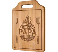 Giftasy Regalo Padre, Regalo Papá Navidad - Tabla de Cortar de Bambú Grabada, Regalo Padre Cumpleaños, Regalo Papa Originales, Regalos Hombre para Cumpleanos, Regalo Dia del Padre