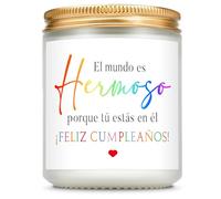 Giftasy Regalos Mujer Cumpleanos, Regalos Amiga Cumpleaños - Vela Aromática de Lavanda Divertida, Regalo Mujer Originales para Amiga, Hermana, Mamá, Abuela