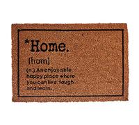 GIFTDECOR Felpudo de Fibra de Coco Home para adornar la Puerta de tu casa. Tamaño: 40 x 60 cm. Alfombrillas de baño, Multicolor, No Aplica