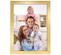 Giftgarden Marco 13x18cm, Marcos de Fotos Dorado de PVC, Perfecto para Enmarcar Paisajes, Retratos, Obras de Arte y Fotografías, Ideal Opción para Espacios de Arte, Oficinas y Hogares