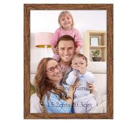 Giftgarden Marco 15x20cm, Marcos de Fotos Marrón de PVC, Perfecto para Enmarcar Paisajes, Retratos, Obras de Arte y Fotografías, Ideal Opción para Espacios de Arte, Oficinas y Hogares