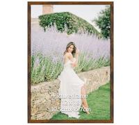 Giftgarden Marco 30x45cm, Marcos de Fotos Marrón Rústico de PVC, Perfecto para Enmarcar Paisajes, Retratos, Obras de Arte y Fotografías, Ideal Opción para Espacios de Arte, Oficinas y Hogares
