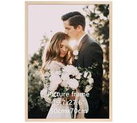 Giftgarden Marco 50x70cm, Marcos de Fotos Color Madera de PVC, Perfecto para Enmarcar Paisajes, Retratos, Obras de Arte y Fotografías, Ideal Opción para Espacios de Arte, Oficinas y Hogares