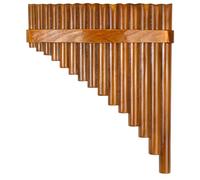 Giftik Panpipes, Professional 15 Pan Pipes G Key Panpipes, flauta Dizi de bambú - Instrumento perfecto para principiantes y estudiantes (mano izquierda)